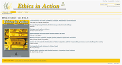 Desktop Screenshot of ethicsinaction.asia